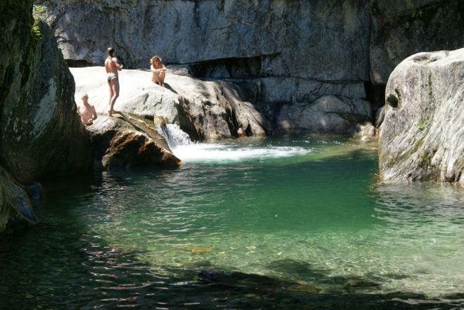 New England Photo of the Day: Warren Falls Swimming Hole
